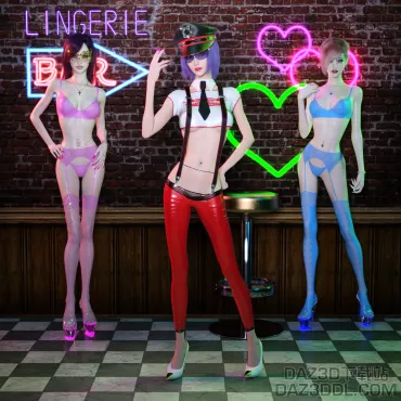 后新冠时代的场景融合：《I Still Run This Club》. . . （多图，6大P）_DAZ3DDL