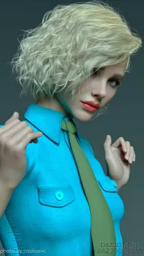 新模试镜第2弹~ 猜猜她是谁 刚看了她的电影。_DAZ3DDL