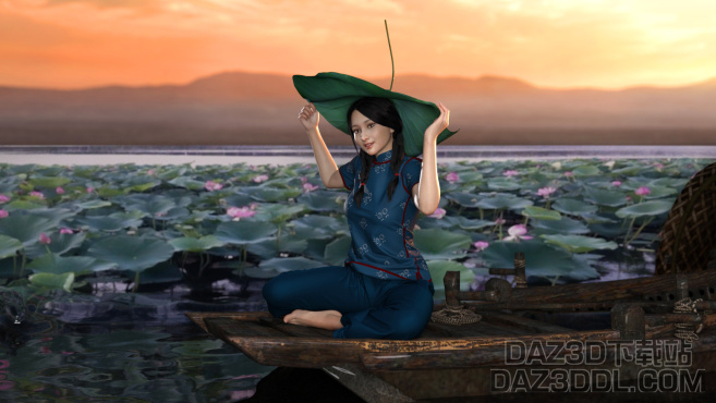 晨光（横幅）_DAZ3DDL