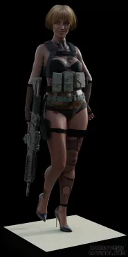 朋克战术美女，看过的给个赞吧~_DAZ3DDL