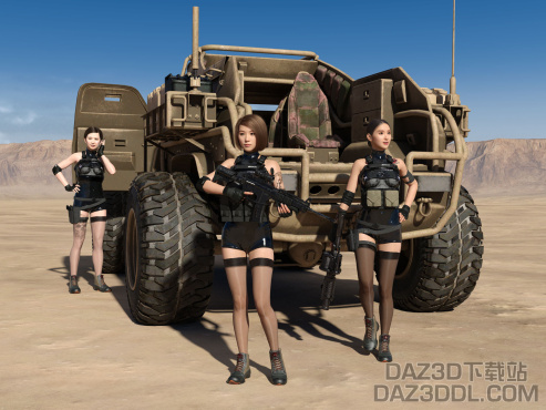 沙漠巡逻小队改进版_DAZ3DDL