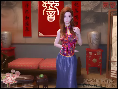 国风四艺 ★ 琴篇_DAZ3DDL