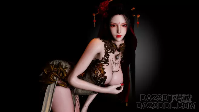 弄了好久。四张。随便喷！_DAZ3DDL