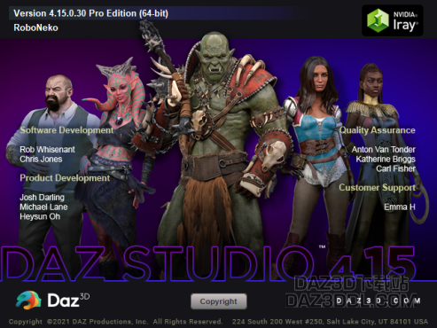 DAZ3D今日推更DAZ Studio Pro 4.15.0.30 正式版_DAZ3DDL