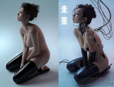 真實攝影作品模擬_DAZ3DDL