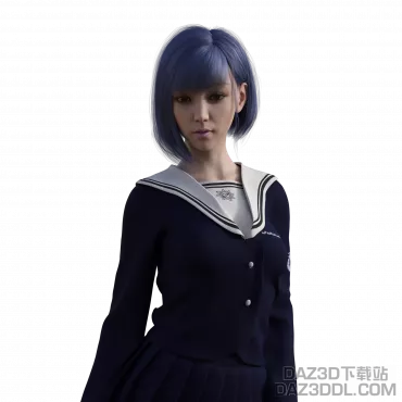学生妹试渲_DAZ3DDL