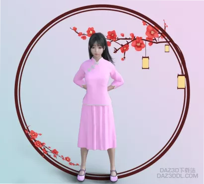 粉色小女孩_DAZ3DDL