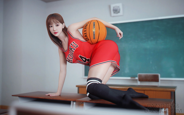 教练，我想打篮球_DAZ3DDL