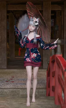 银发小妖狐_DAZ3DDL