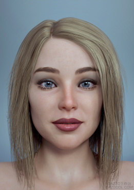 Tzuna portrait_DAZ3DDL