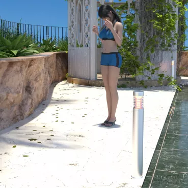 3月21日中午，我在赤道看影子_DAZ3DDL