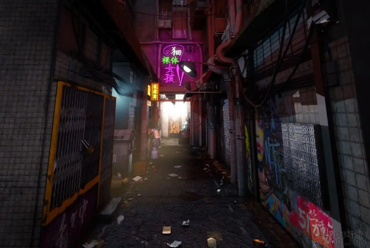 Daz3d用于的暗街3D模型