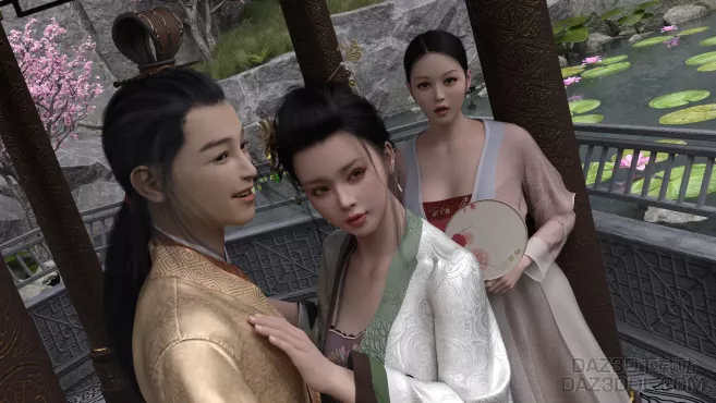 湖边的金莲_DAZ3DDL
