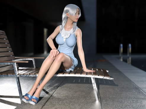 夜晚的泳池_DAZ3DDL