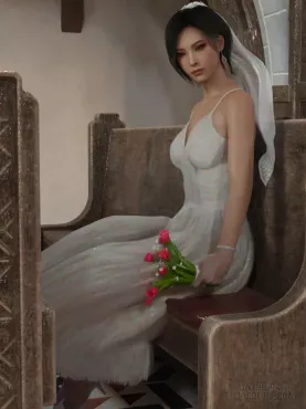 教堂和婚纱 2_DAZ3DDL