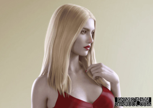 Daz3D 如何将女性 3D 模型添加到照片中_DAZ3DDL