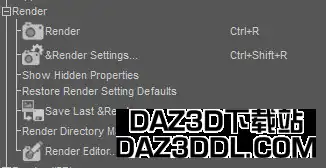 daz3d 节省时间 自定义