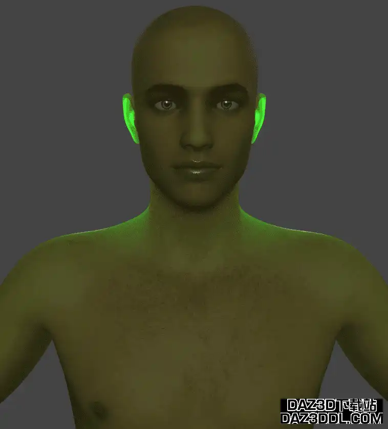 daz3d chromatic subsurface scattering
