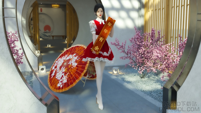 提前祝大家新春快乐_DAZ3DDL