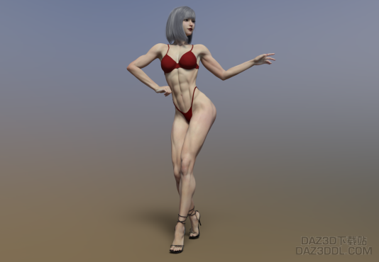 凯特琳-健美比基尼_DAZ3DDL