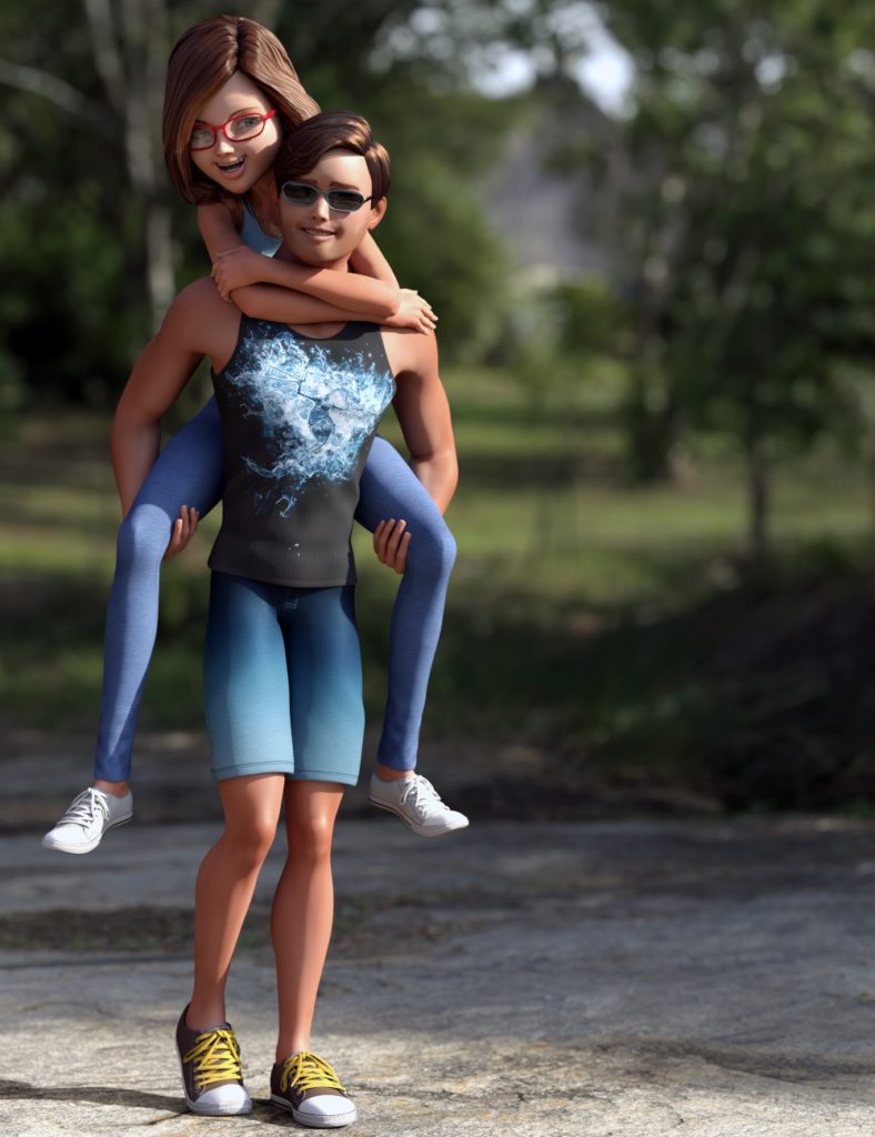 Megan and Matt Mega Bundle for Genesis 3 Female(s) and Male(s)