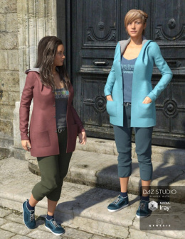 Comfy Winter Clothes for Genesis 3 Female(s)