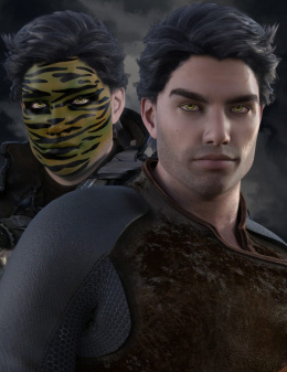 凯恩呼叫创世纪8号男性 - Kane for Genesis 8 Male_DAZ3DDL