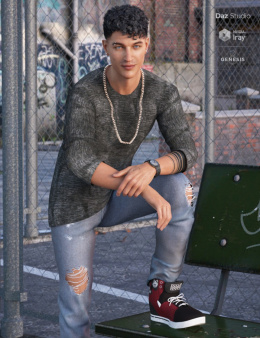 Street Style Outfit for Genesis 8 Male(s)_DAZ3DDL