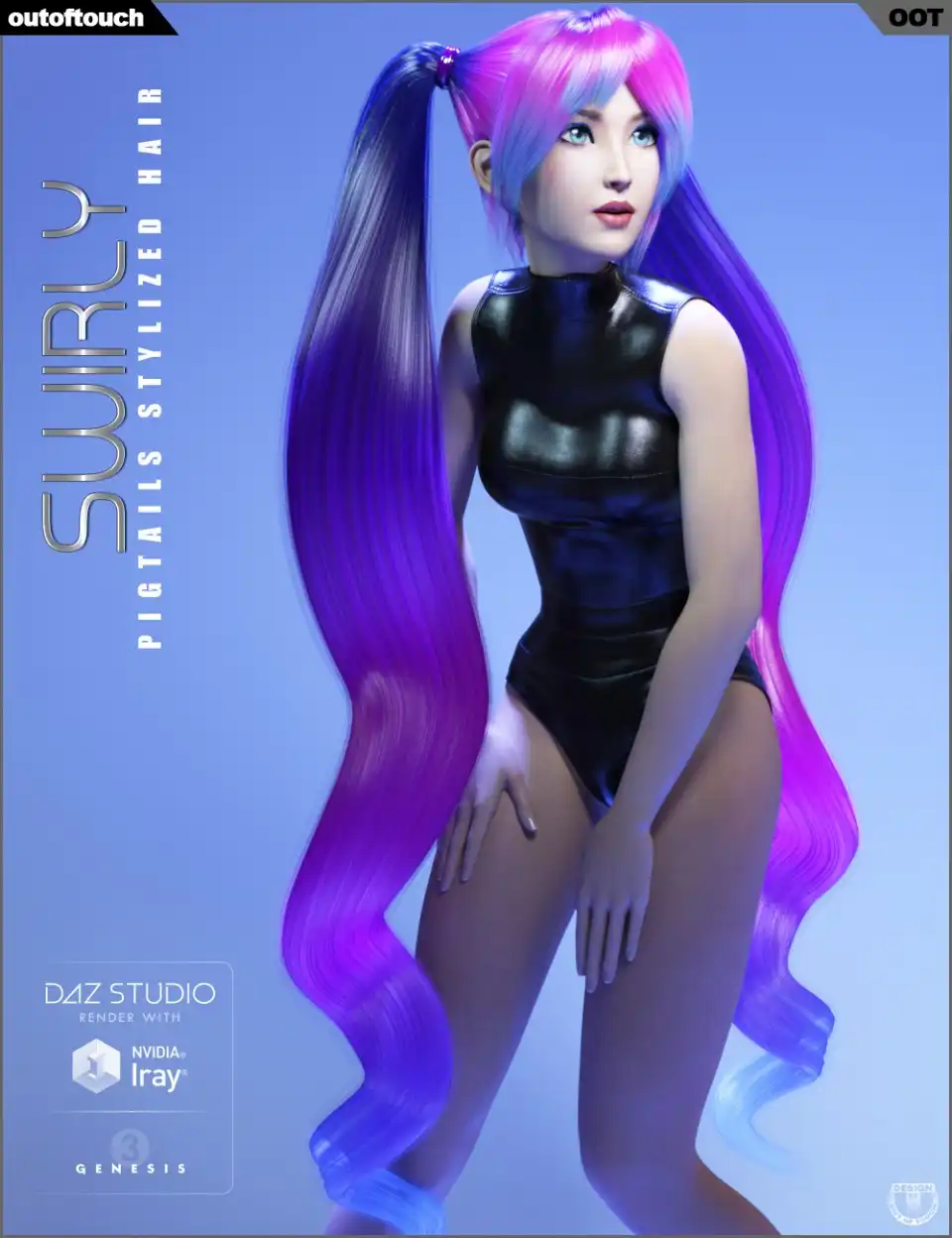 漩涡状的辫子造型头发创世纪3女性(s)