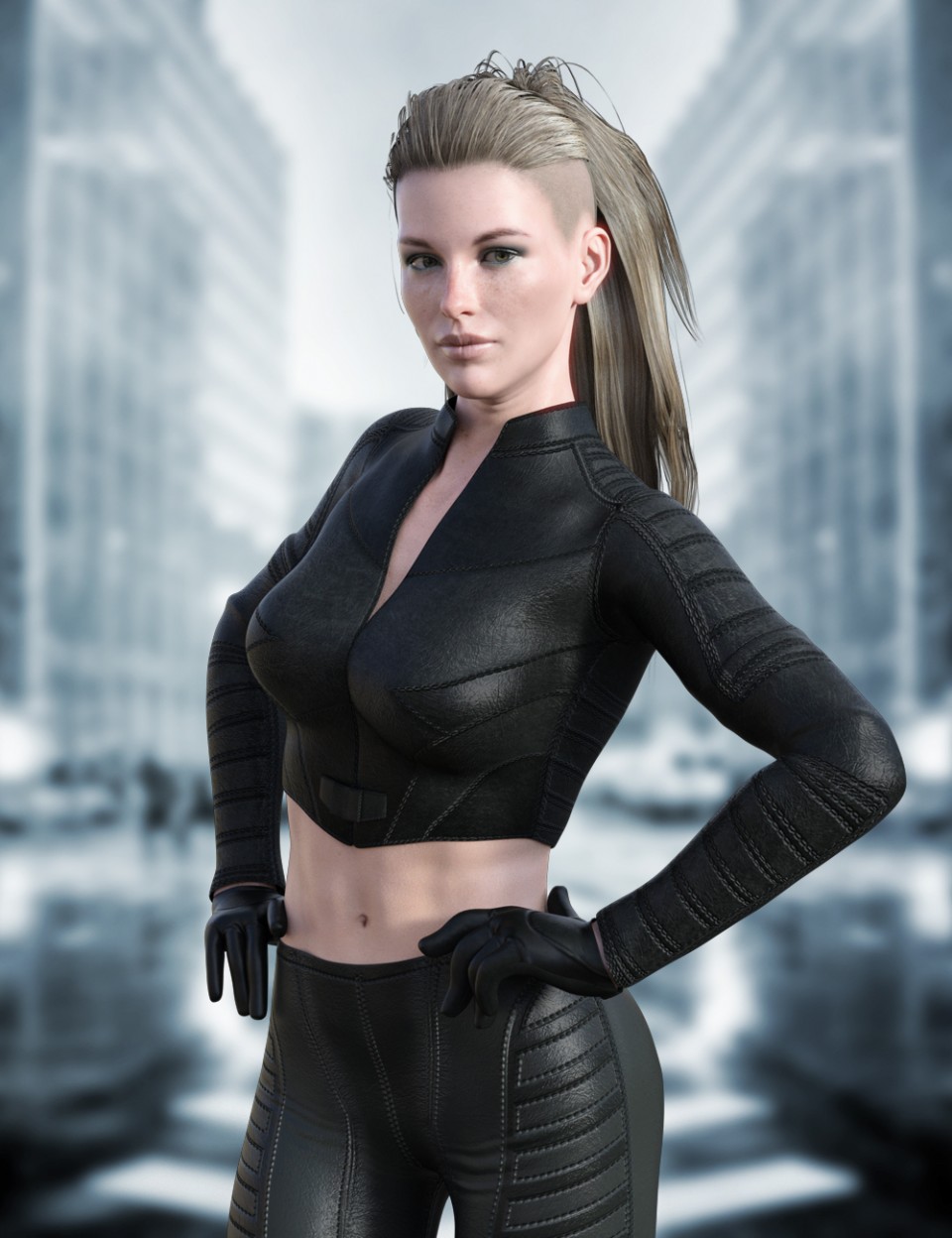 X-Fashion Justice Outfit for Genesis 8 Female(s)