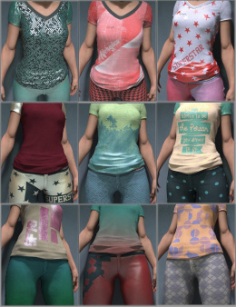 女性服装穿戴_DAZ3DDL