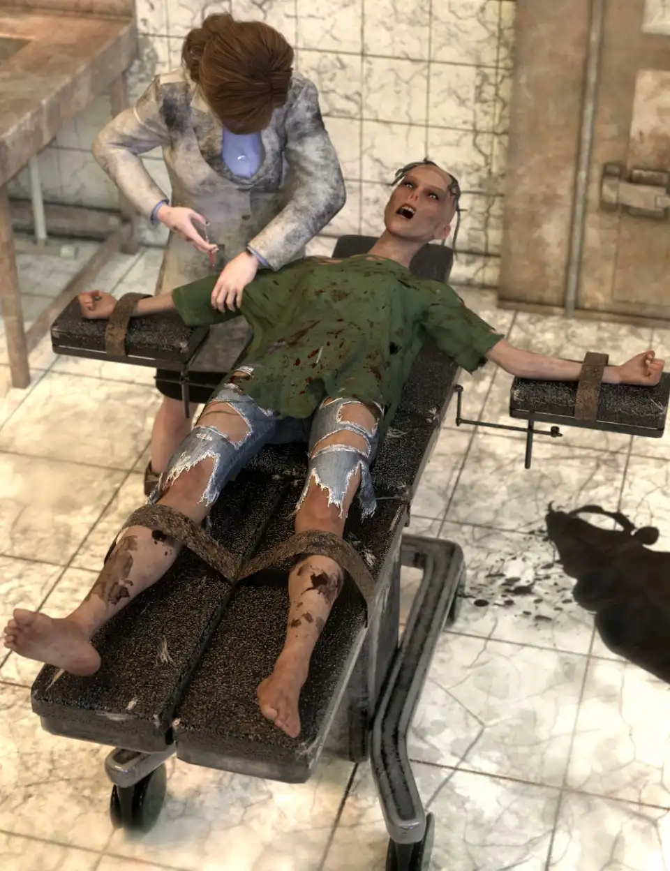 《SY The Cure Zombie Capture And Restraint》巨型背包创世纪8