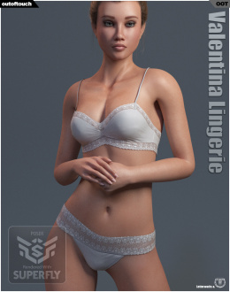 Secrets for Valentina Lingerie 3D Figure Assets Sveva