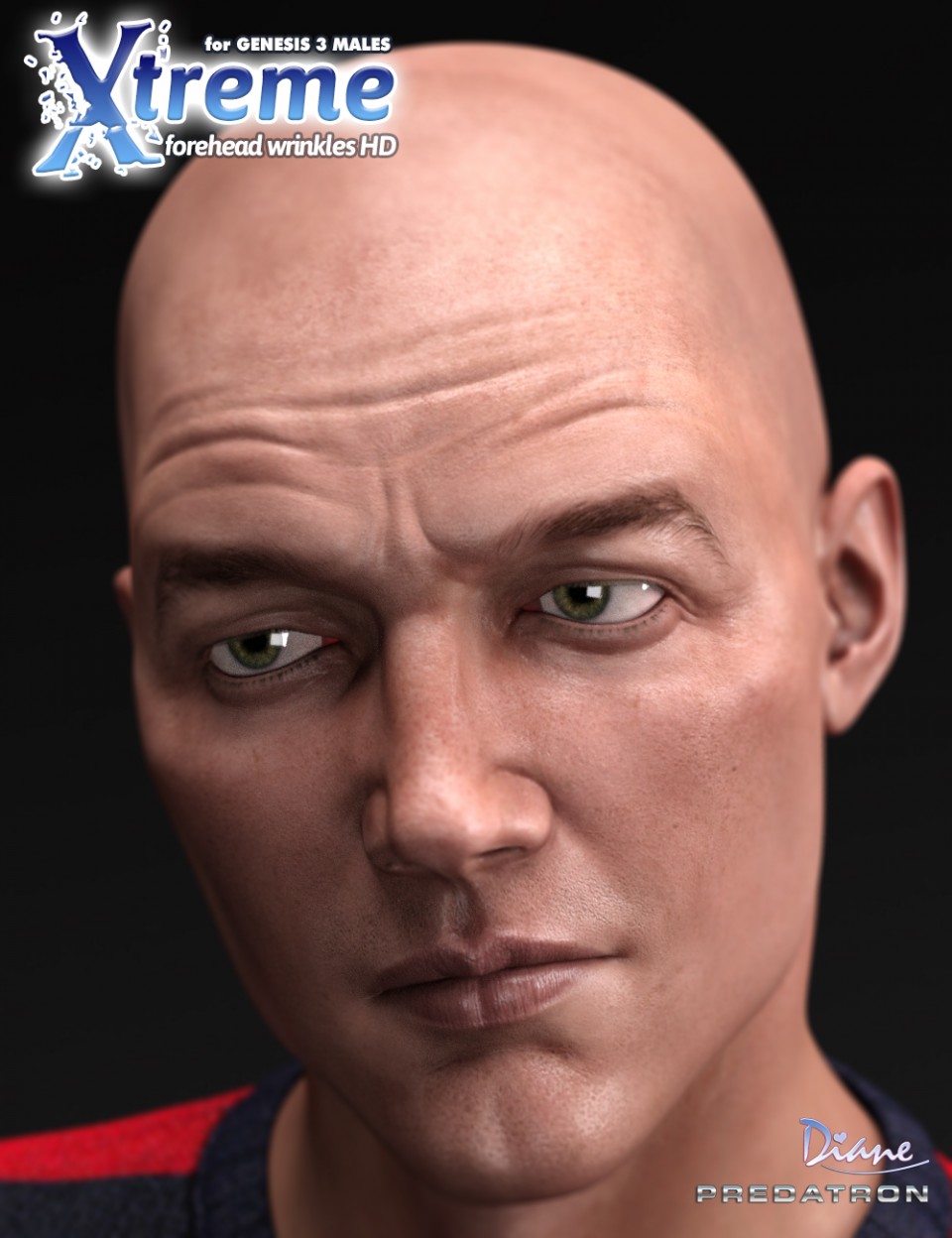 Xtreme额头皱纹HD for Genesis 3 Male(s)