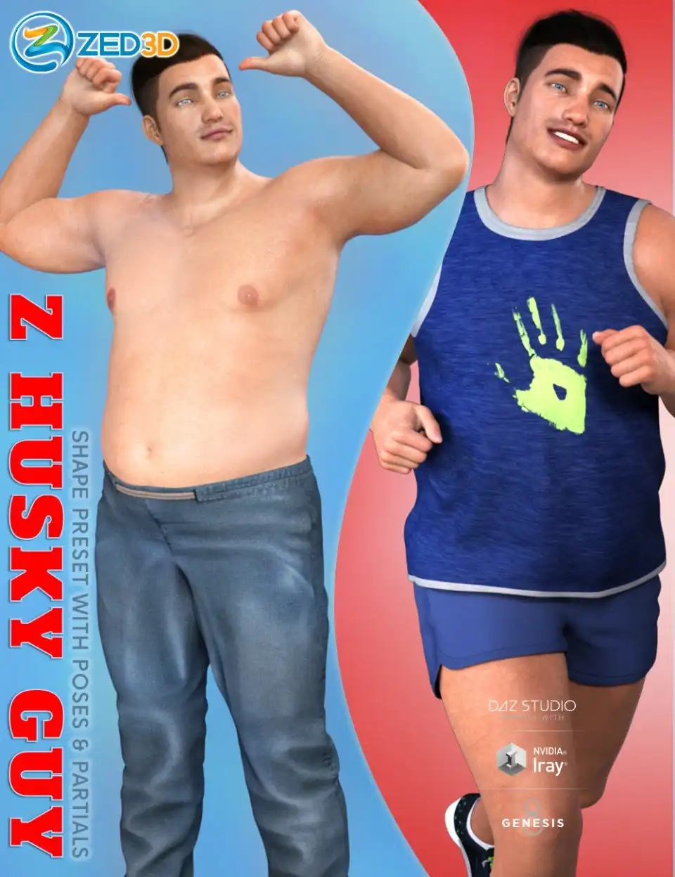 Z Husky Guy形状预设和成因8男性