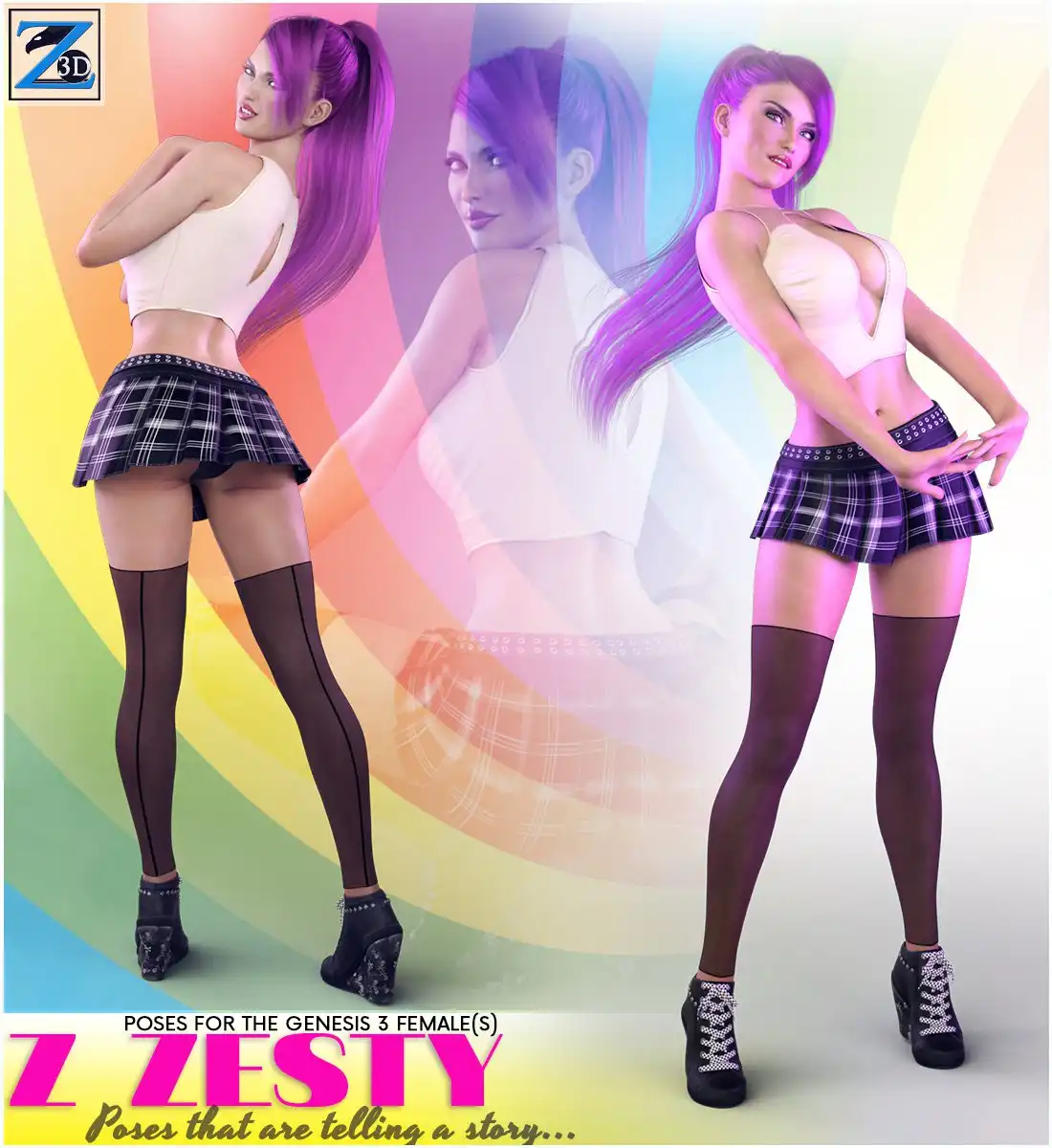 Zesty -为创世纪3的女性摆姿势