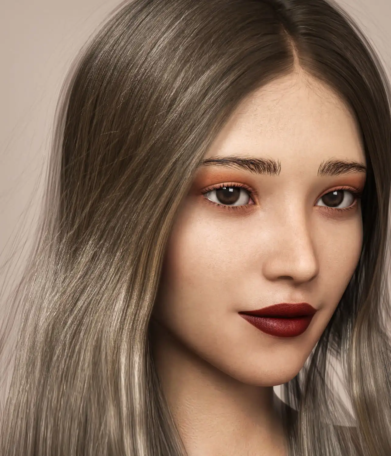 小英为创世纪8女 - Xiao Ying for Genesis 8 Female_DAZ3D下载站