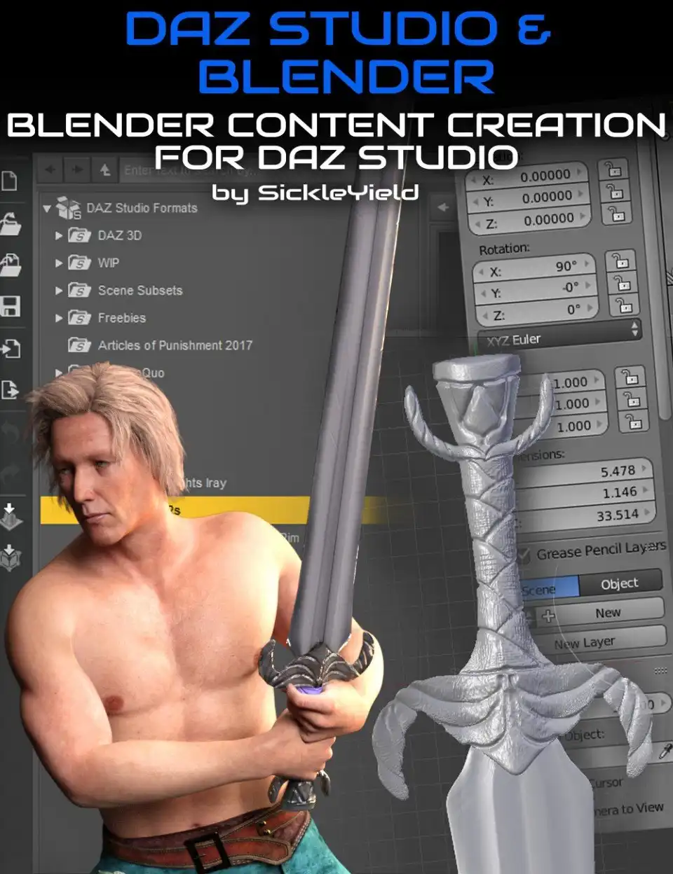 Daz Studio Content Creation with Blender_DAZ3D下载站