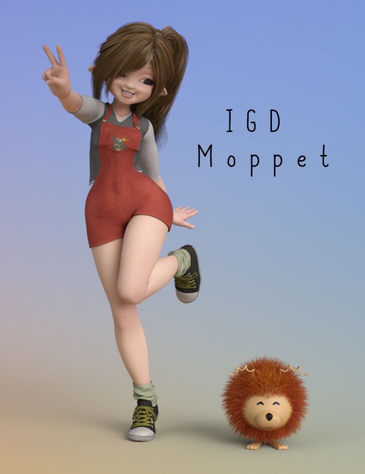 IGD Moppet为波西和佩妮摆姿势