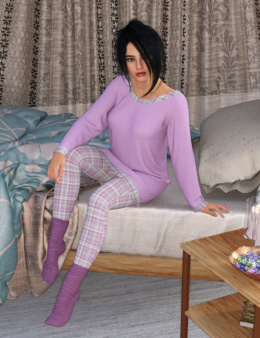 Ready for Bed Pajama Set Textures