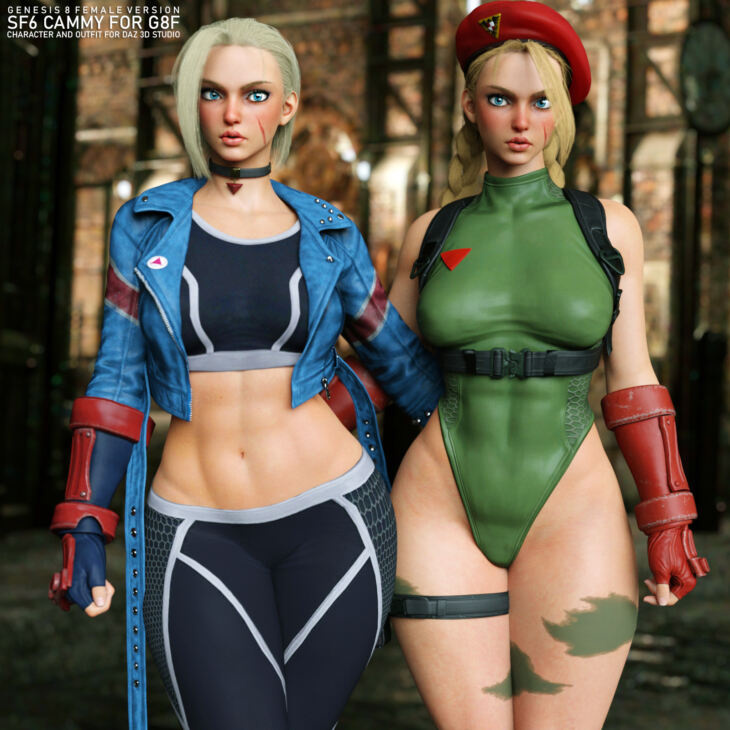 SF Cammy For G8F - Daz Content by 3DUK