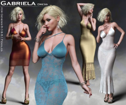 CHB Elegant Bodysuit and Earrings for Genesis 9