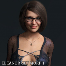 Genesis 8 女性埃莉诺角色变形 - Eleanor Character Morph for Genesis 8 Female_DAZ3DDL