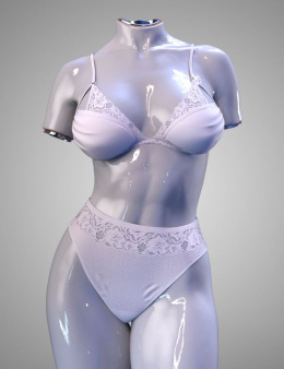 Genesis 9 的 X-Fashion 甜美简约内衣 - X-Fashion Sweet and Simple Lingerie for Genesis 9_DAZ3DDL