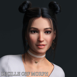 《创世纪 8》女性露西尔角色变形 - Lucille Character Morph for Genesis 8 Female_DAZ3DDL