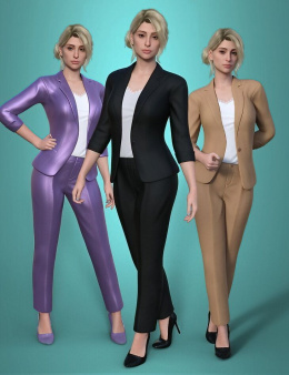 Genesis 9 休闲商务套装 - Casual Business Outfit for Genesis 9_DAZ3DDL