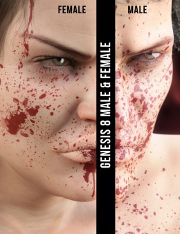 创世记 8 血溅 - Blood Splash for Genesis 8_DAZ3DDL