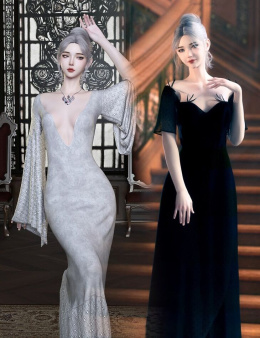 Noki Eleanora HD用于创世纪9束 - Noki Eleanora HD for Genesis 9 Bundle_DAZ3DDL