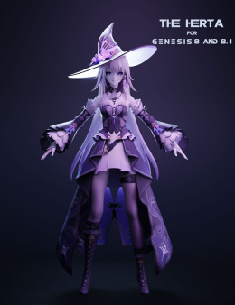创世纪8和8.1女性的Herta - The Herta For Genesis 8 and 8.1 Female_DAZ3DDL